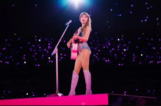 Esta es la imagen que registró Taylor Swift