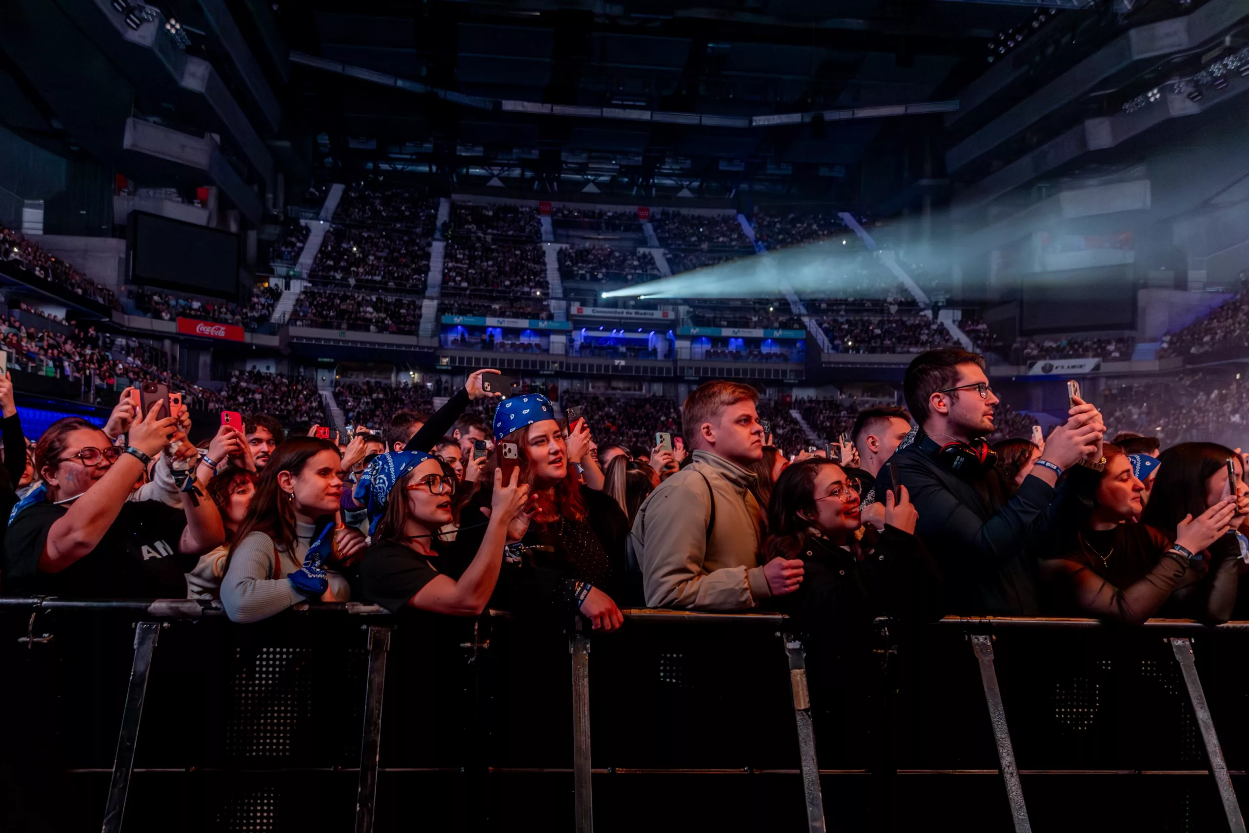 Concierto de Abraham Mateo el 11 de enero pasado en Movistar Arena (Madrid). 