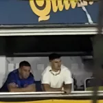 Video: Bareiro estuvo presente en la Bombonera viendo el clásico entre Boca y Racing