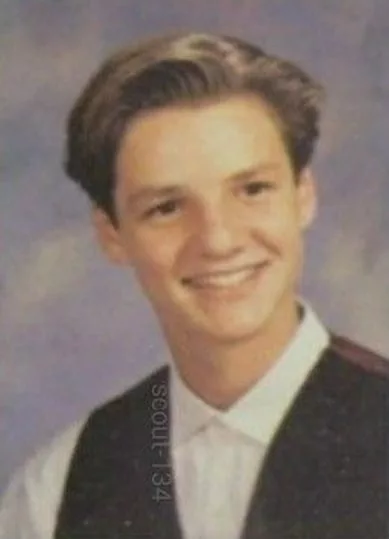 Pedro durante su paso por la secundaria, año 1993 (Foto: archivo)