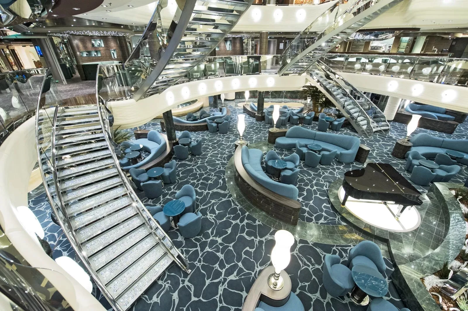 Uno de los salones internos para descansar