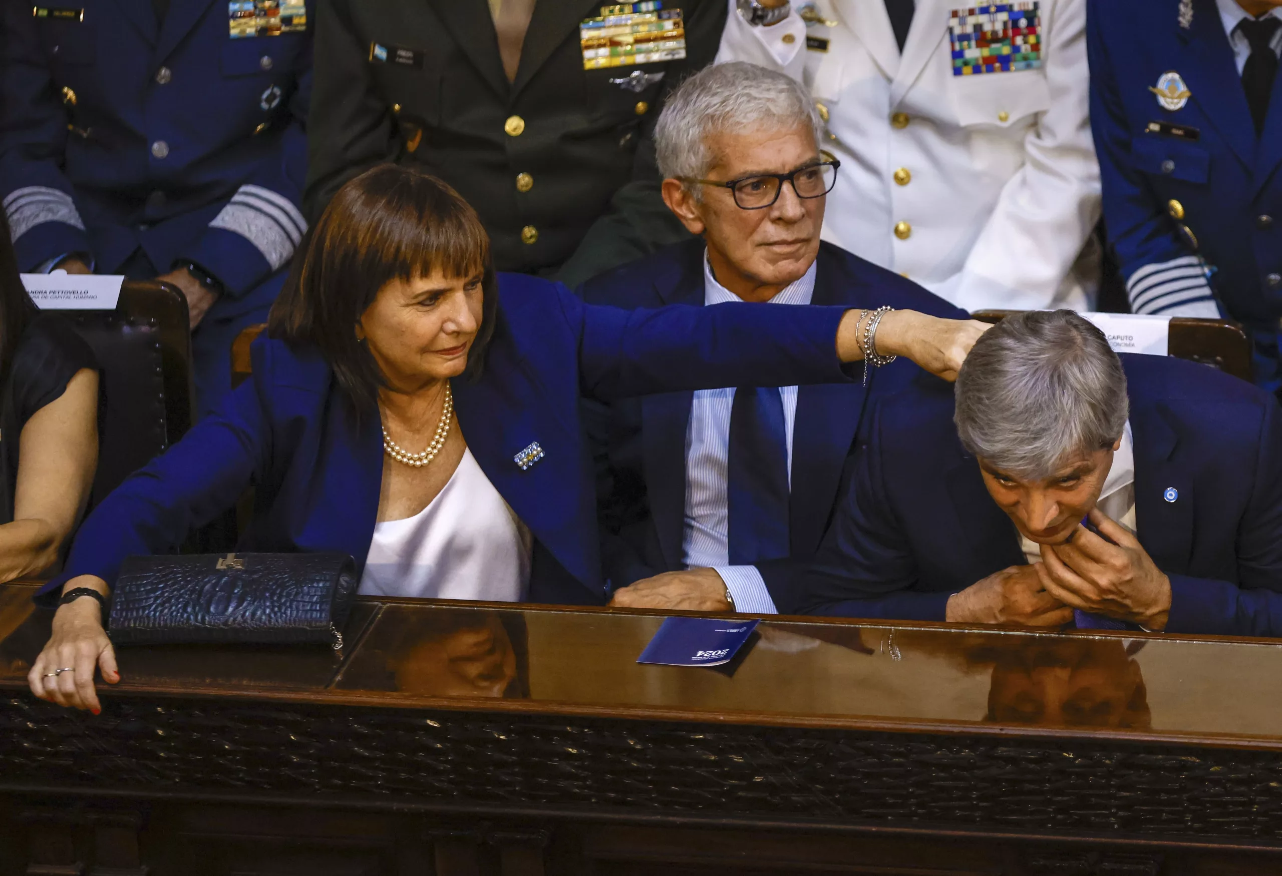 Patricia Bullrich, Mariano Cúneo Libarona y Luis Caputo 
