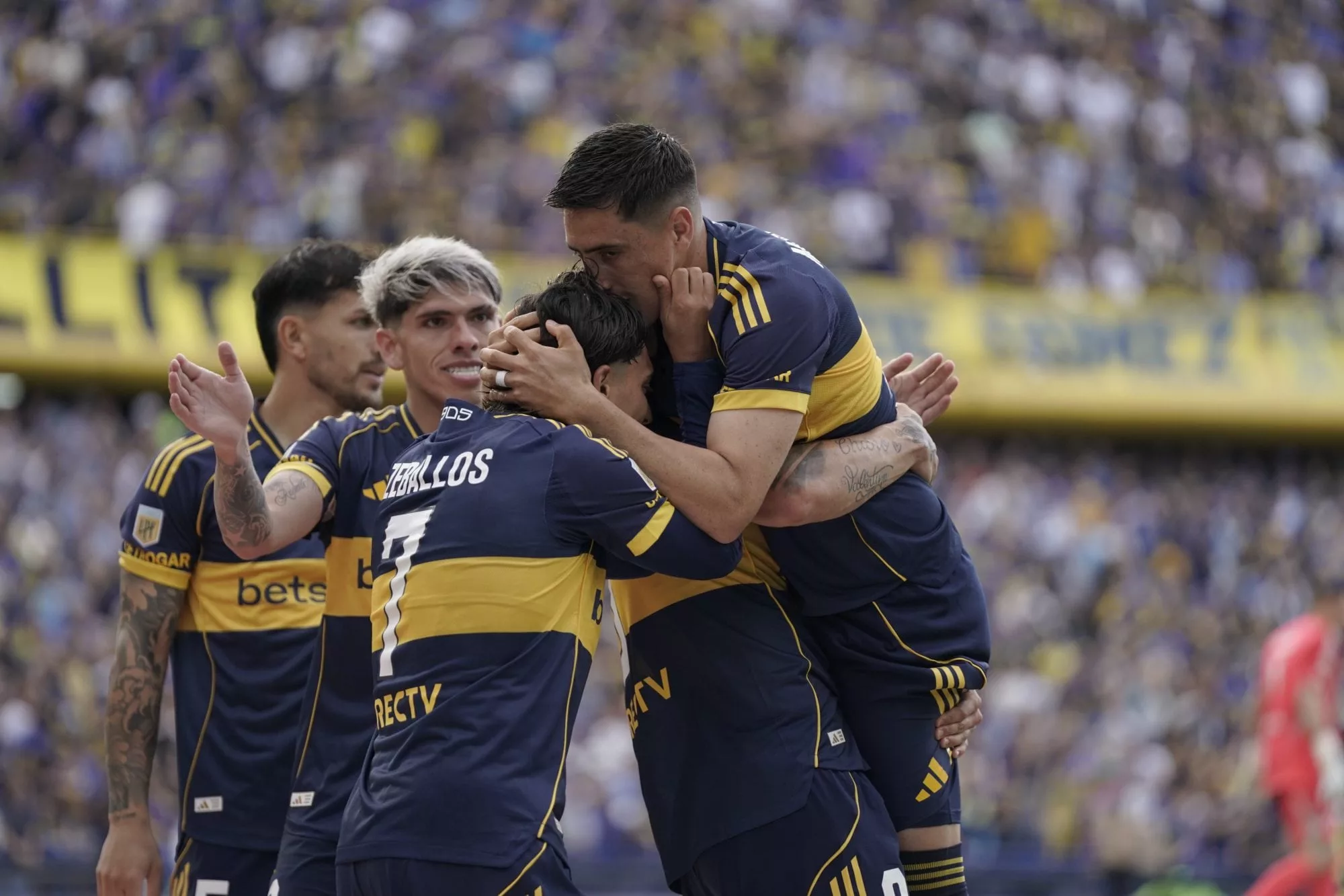 Merentiel y Zeballos, los goleadores de la tarde