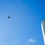 Los aviones F-16 volvieron a volar sobre Buenos Aires por el 114° aniversario de la Fuerza Aérea