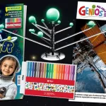 Con un sistema solar para armar, la revista Genios acompaña a los chicos en la vuelta al cole