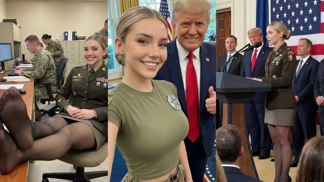 Esta es Jessica Foster, la influencer pro-Trump creada con IA que compite con las estrellas reales