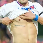 La frase que se tatuó Nacho Russo y mostró al festejar el gol a Newell’s