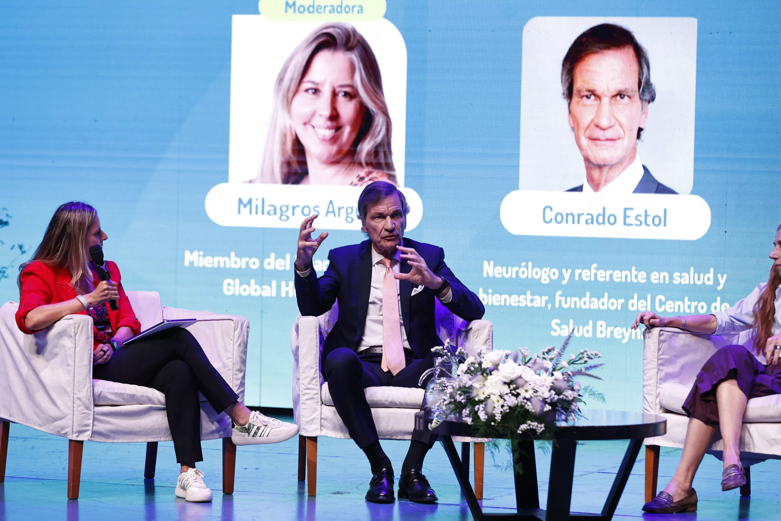 Conrado Estol, uno de los disertantes en la mesa sobre los desafíos asociados a la longevidad