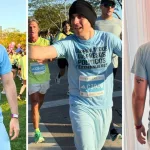 Nahuel Gallo corrió una maratón vestido como un detenido de El Rodeo I para reclamar la libertad de los presos políticos en Venezuela
