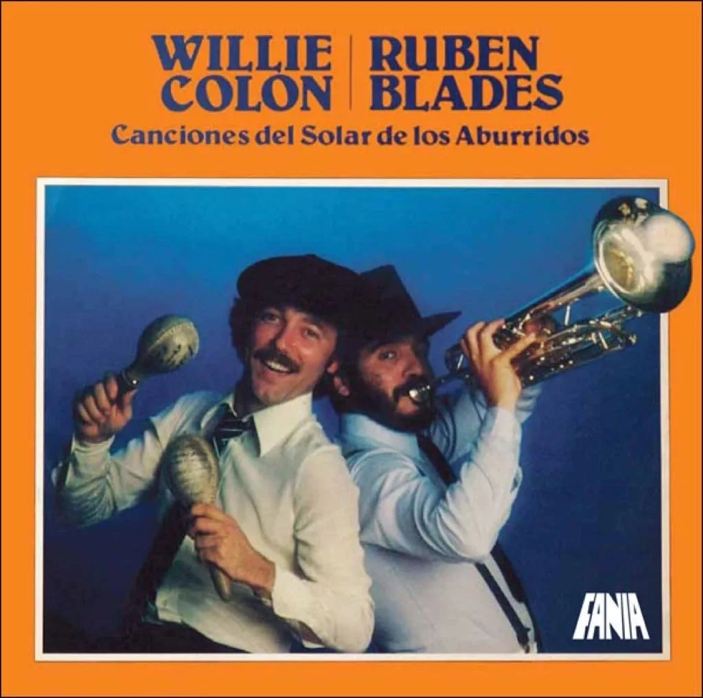 Portada del disco 'Canciones del solar de los aburridos', de Rubén Blades y Willie Colón.