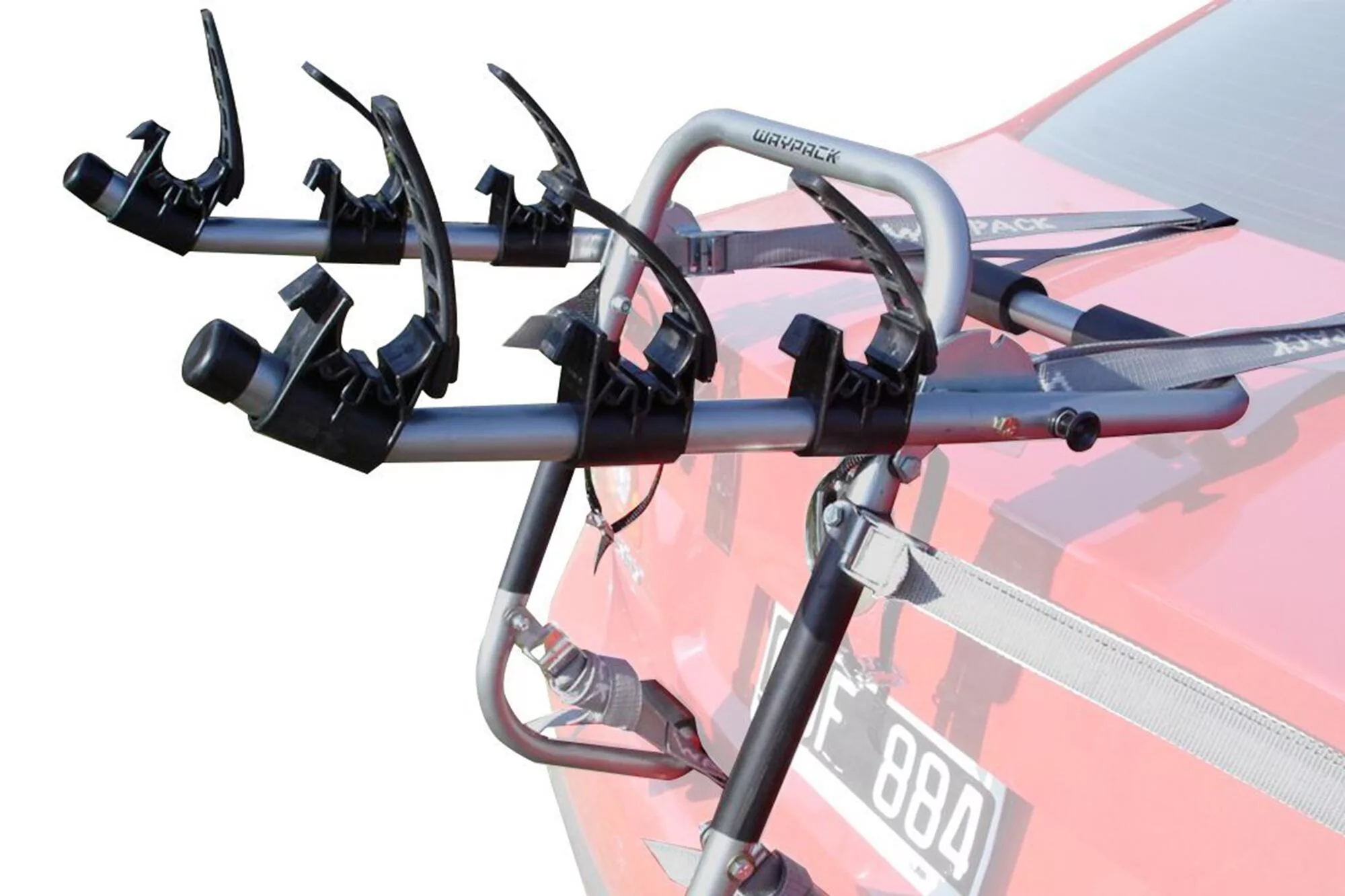 El portabicicletas trasero no está permitido por la ley