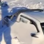 Un turista pasó 24 horas encerrado en su camioneta, con su familia, tapados por la nieve y admite algo de “inconsciencia”