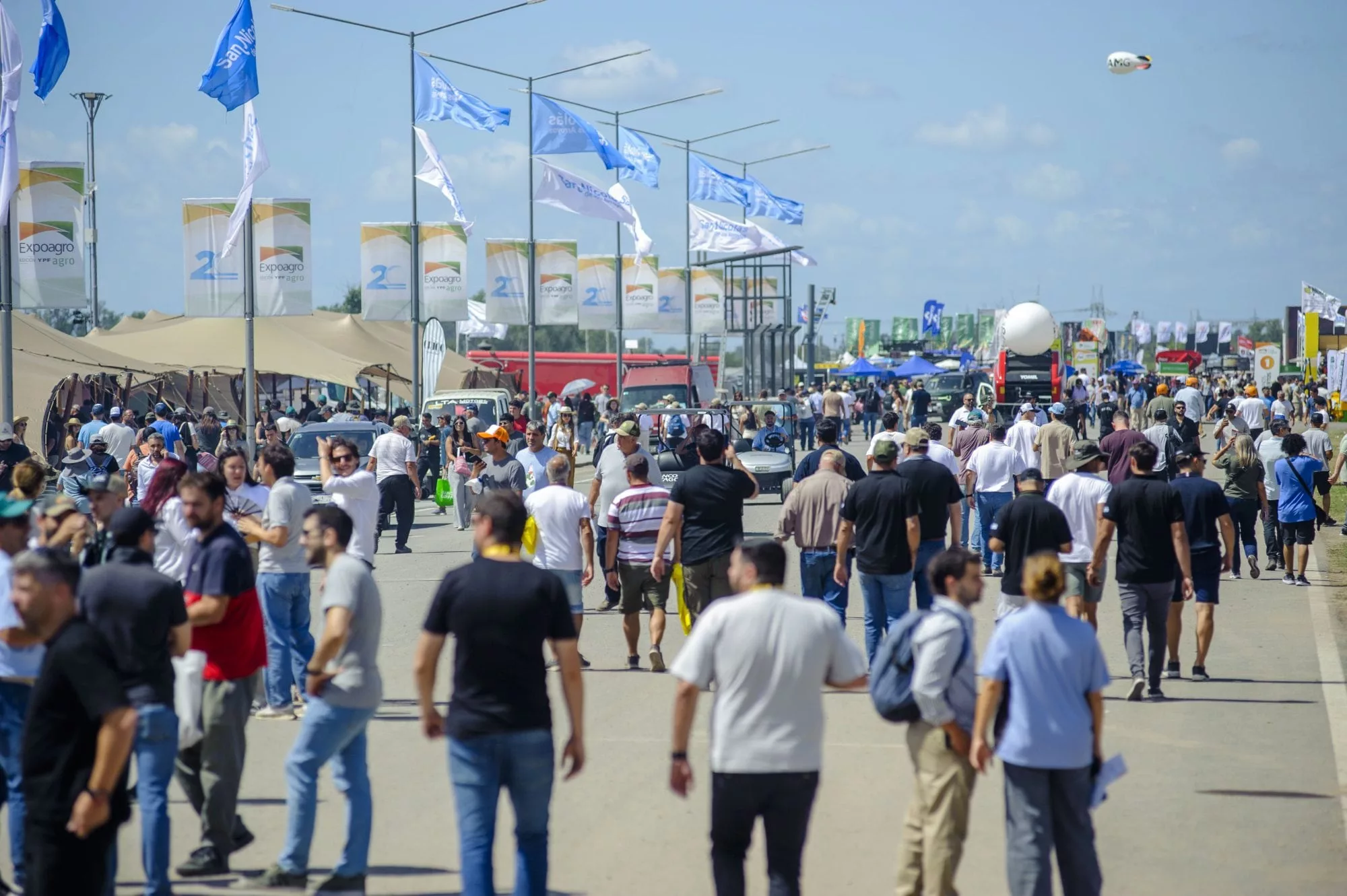 Miles de personas recorrieron Expoagro en el primer día