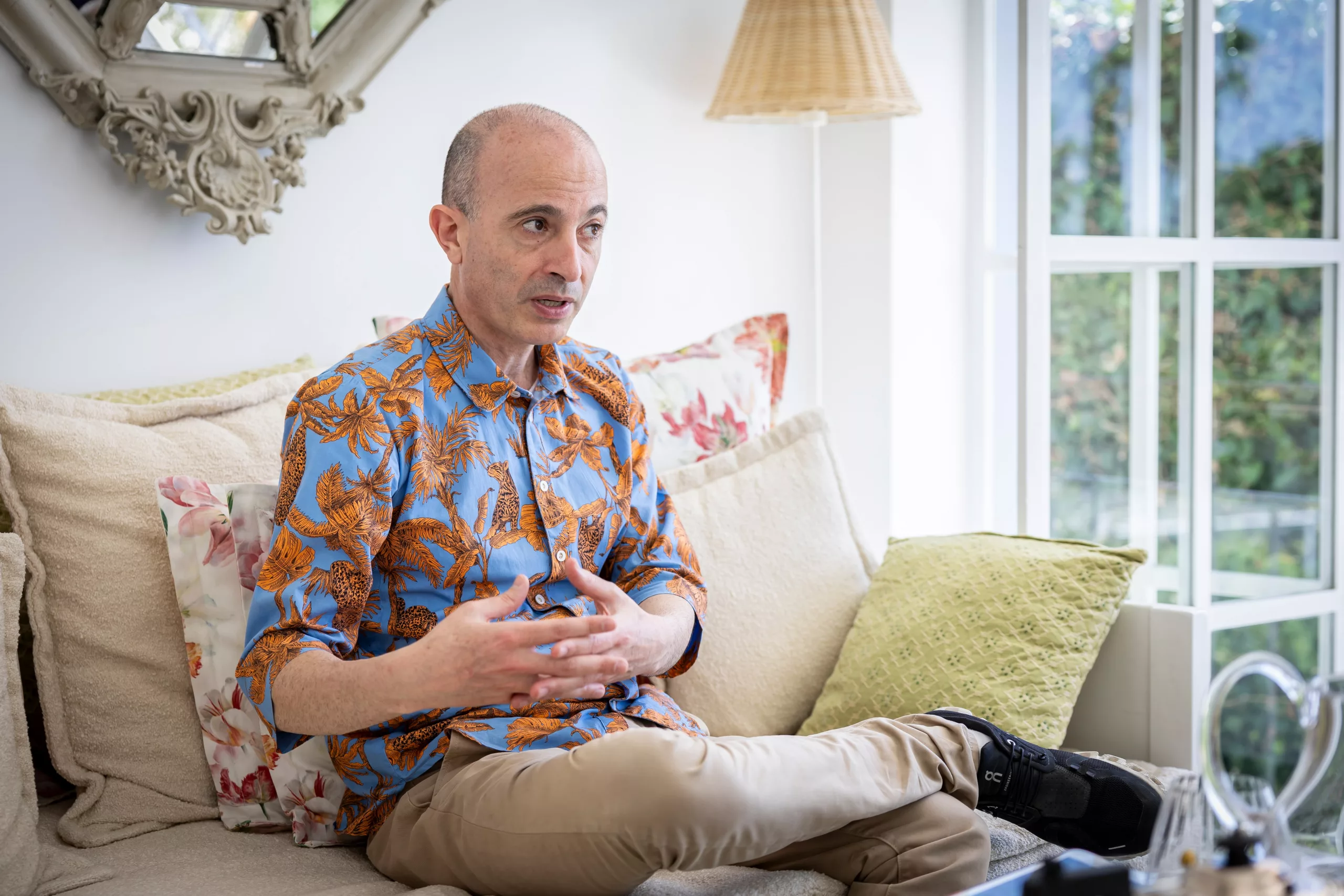 Yuval Noah Harari, durante la entrevista, en Lisboa. 