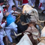 Tranquilo segundo encierro de los temibles y nobles toros de Cebada Gago