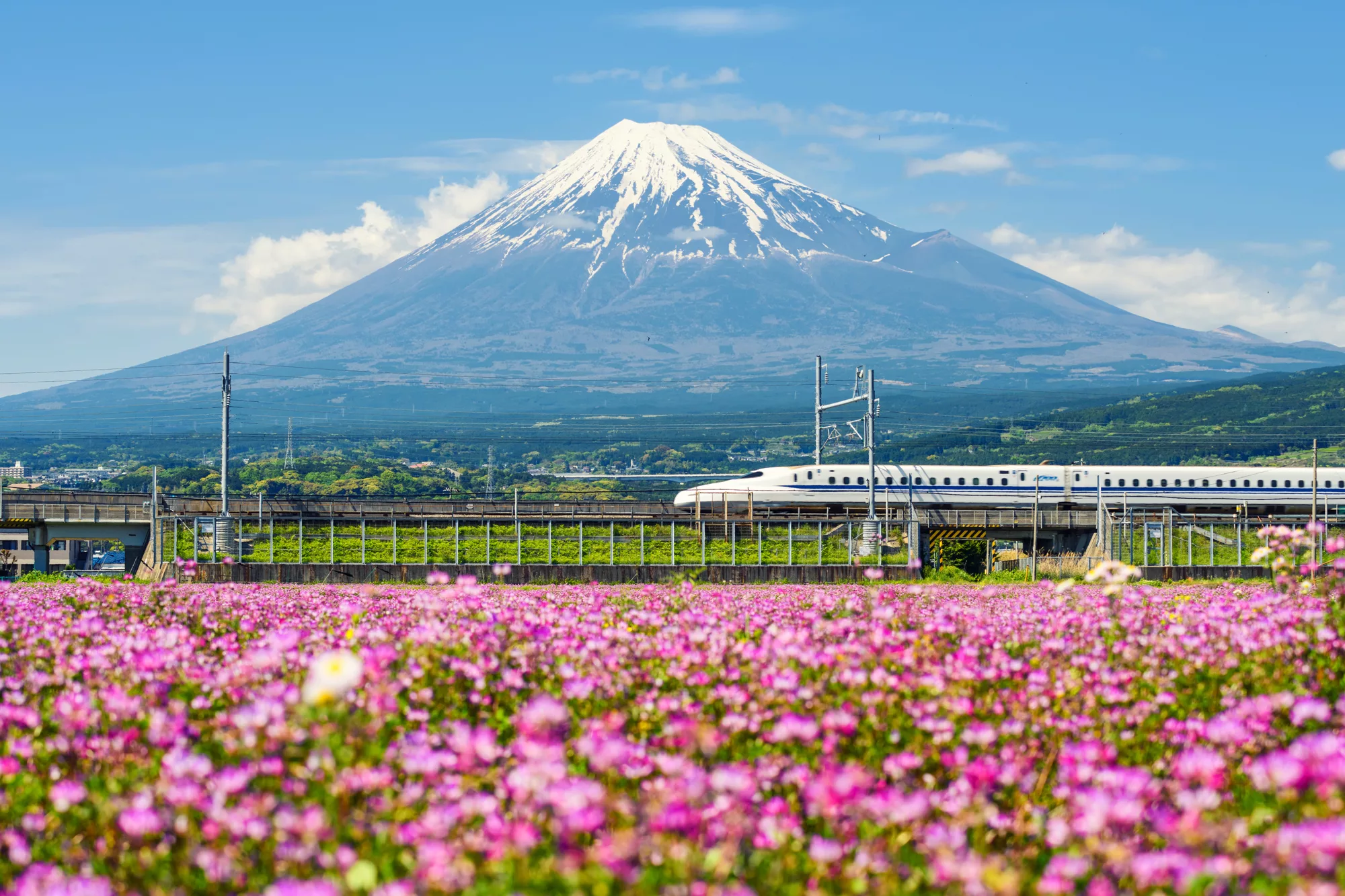 Japón fue el primer país en desarrollar, en 1964, una red de trenes de alta velocidad, con el objetivo de conectar las regiones del país con la capital. 