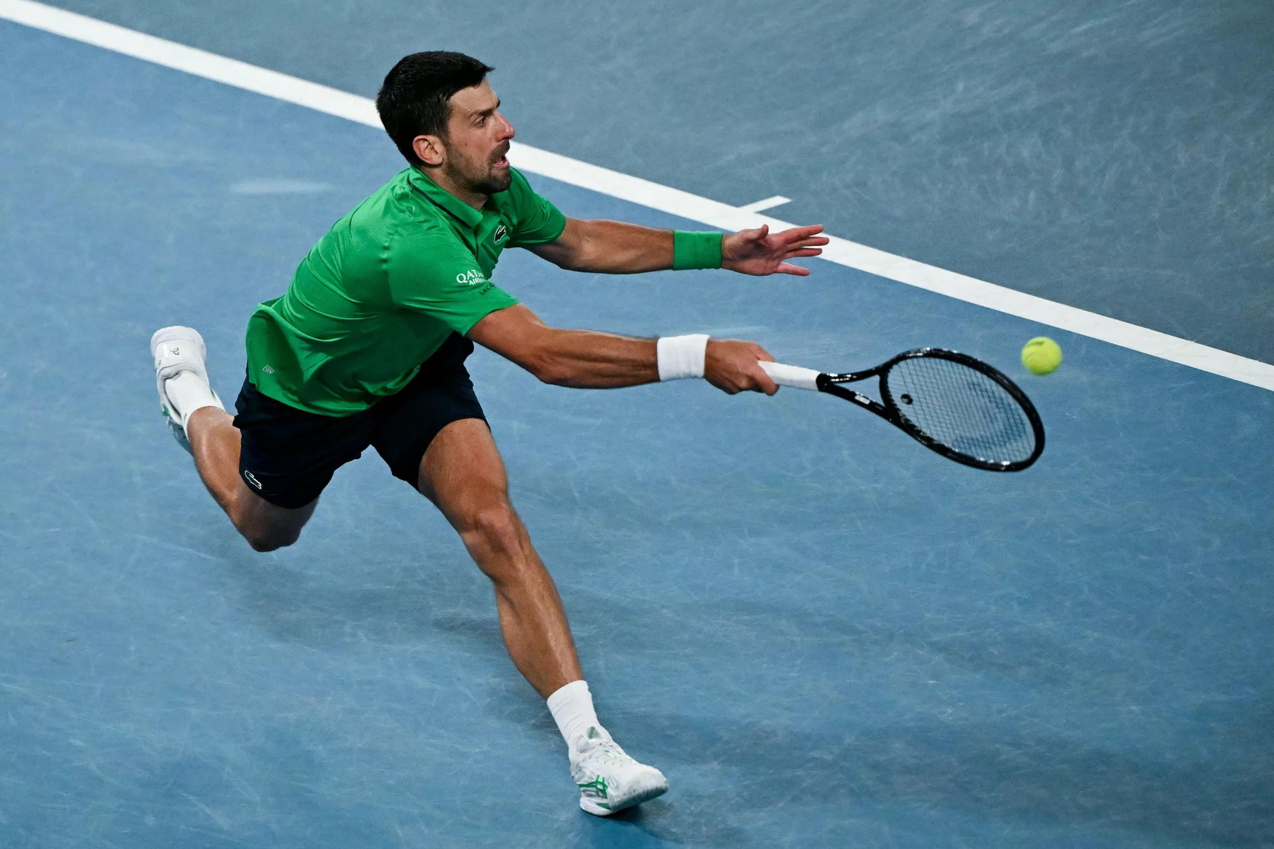 Novak Djokovic juega ante Jack Draper