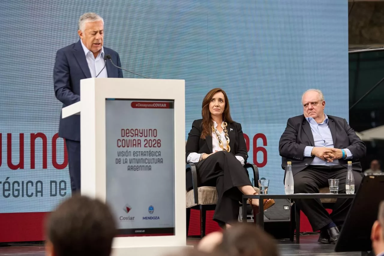 Alfredo Cornejo, en su discurso, hizo alusión a la ausencia de Milei en la Vendimia