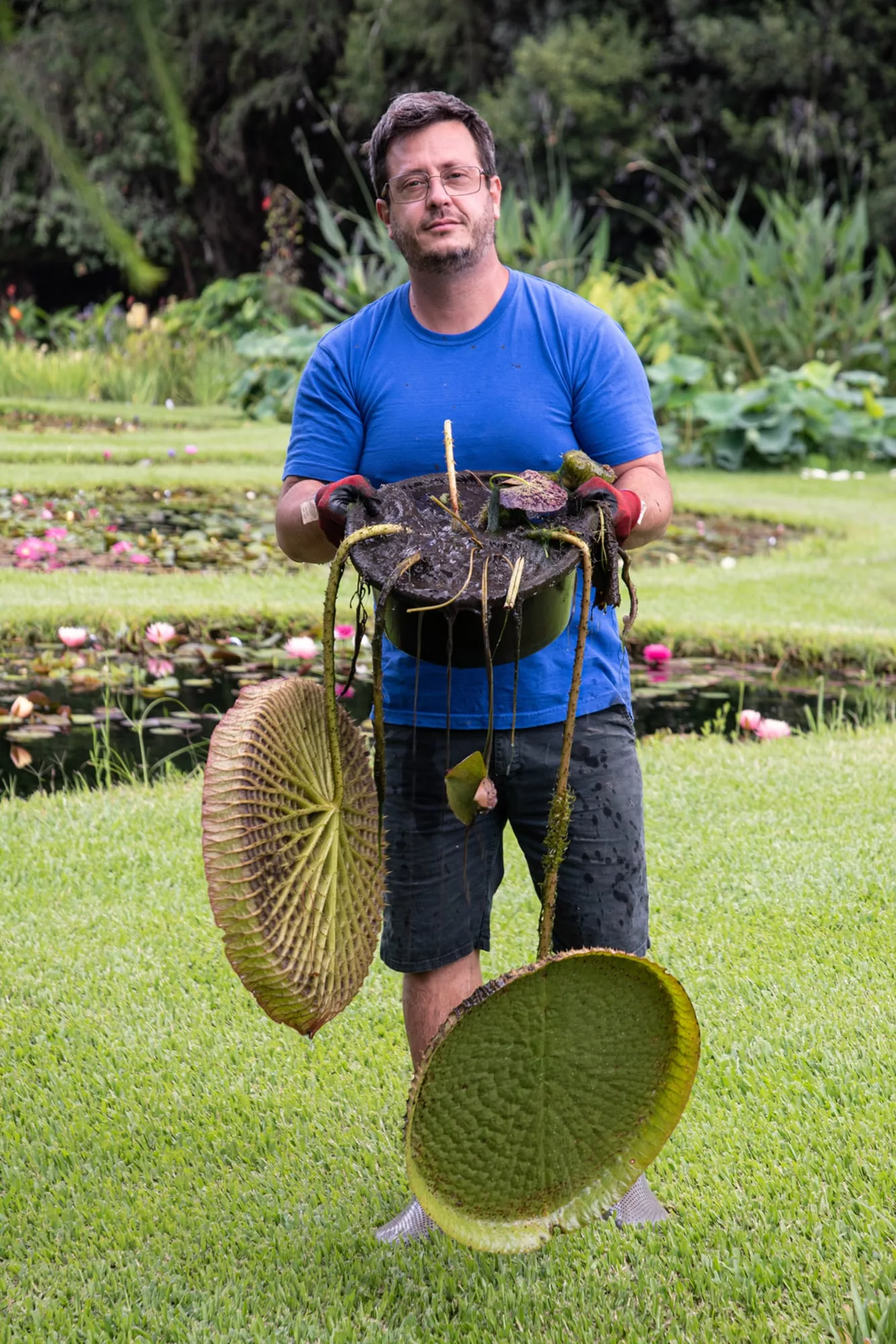 Javier Egner, experto en plantas acuáticas
