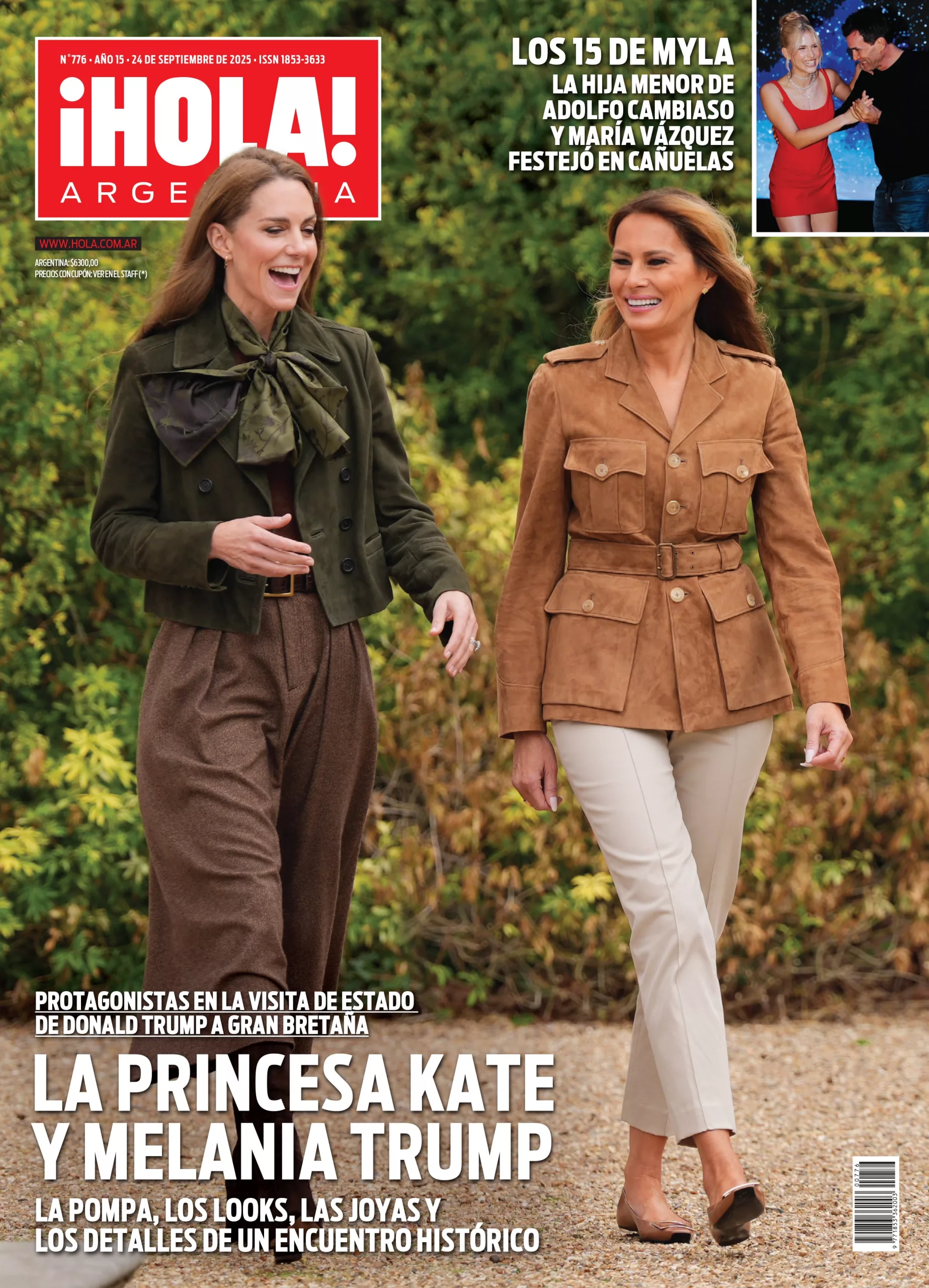La tapa de la revista ¡HOLA! Argentina de esta semana