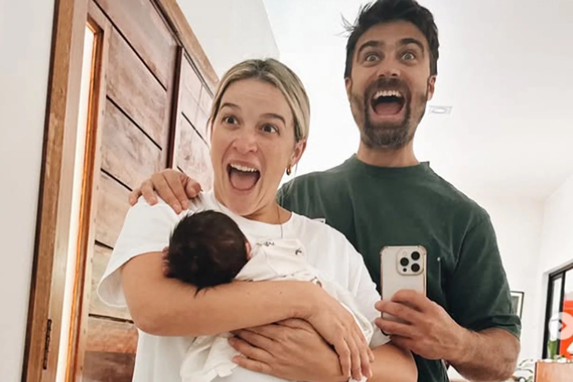 Sofía Pachano, muy divertida con Vito y Santiago Ramundo