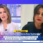 La iraní Nilufar Saberi sacude un zasca en la boca a la sanchista Intxaurrondo… ¡por hipócrita!