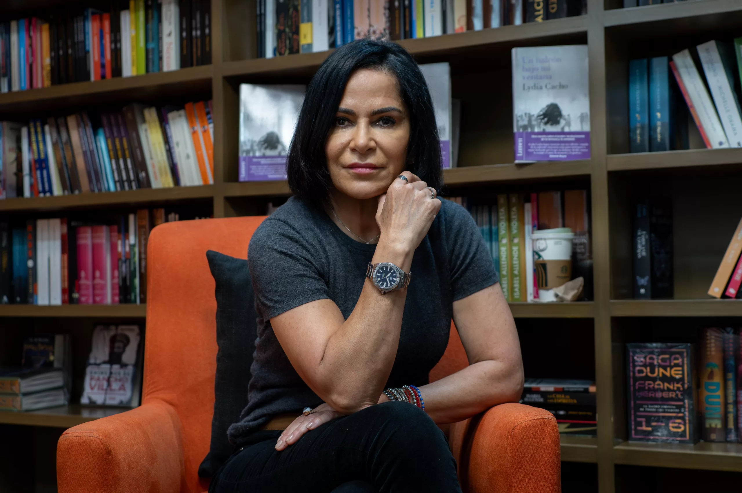 Lydia Cacho en Ciudad de México.