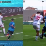 Video: insólito el gol que le anularon a Belgrano ante Barracas