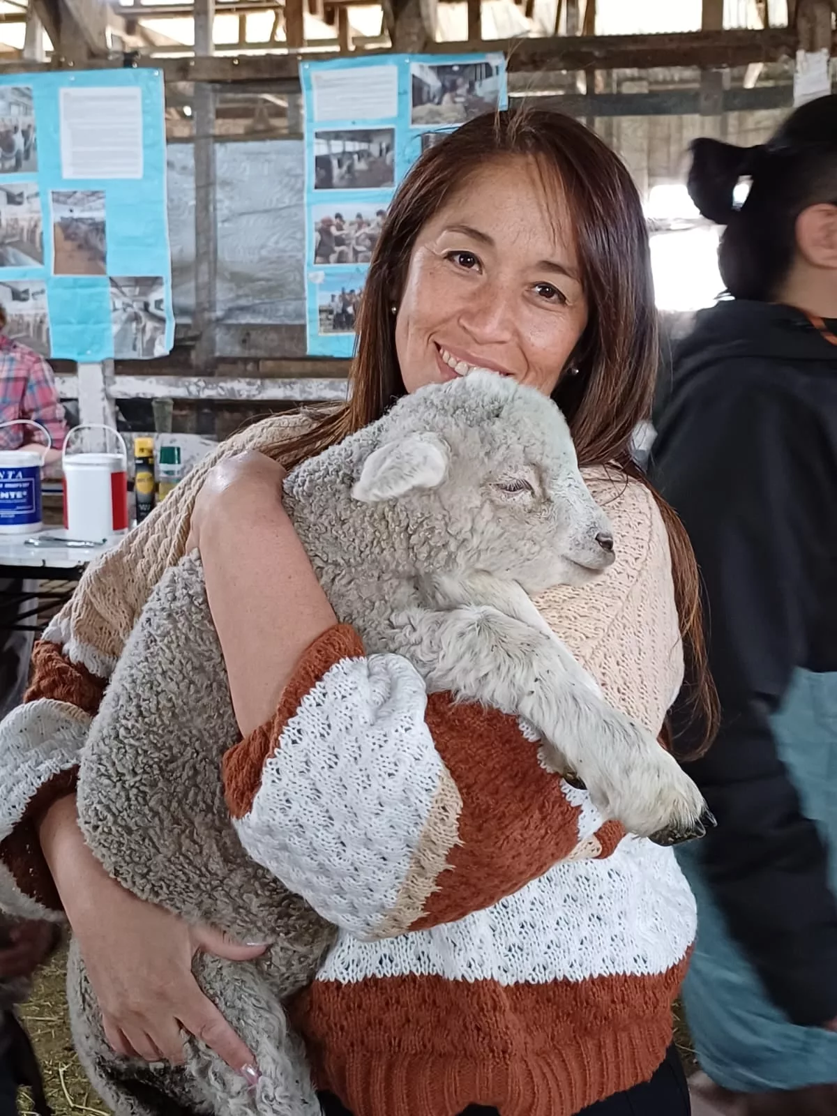 Carolina Ascencio, docente de la Escuela Agrotécnica Salesiana Nuestra Señora de la Candelaria de Río Grande