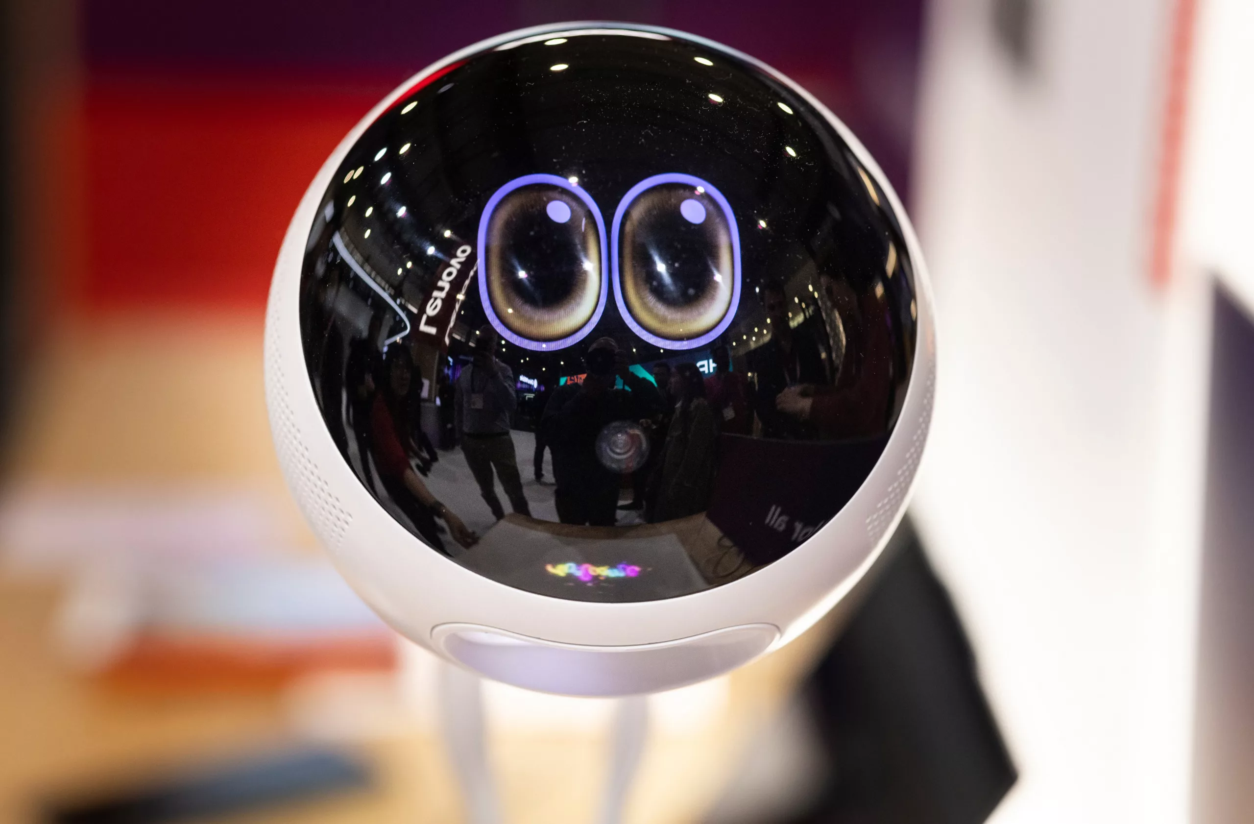 'AI workmate concept' en el stand de Lenovo.