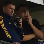 Como nunca se lo vio: la efusiva reacción de Riquelme tras el empate de Boca ante San Lorenzo
