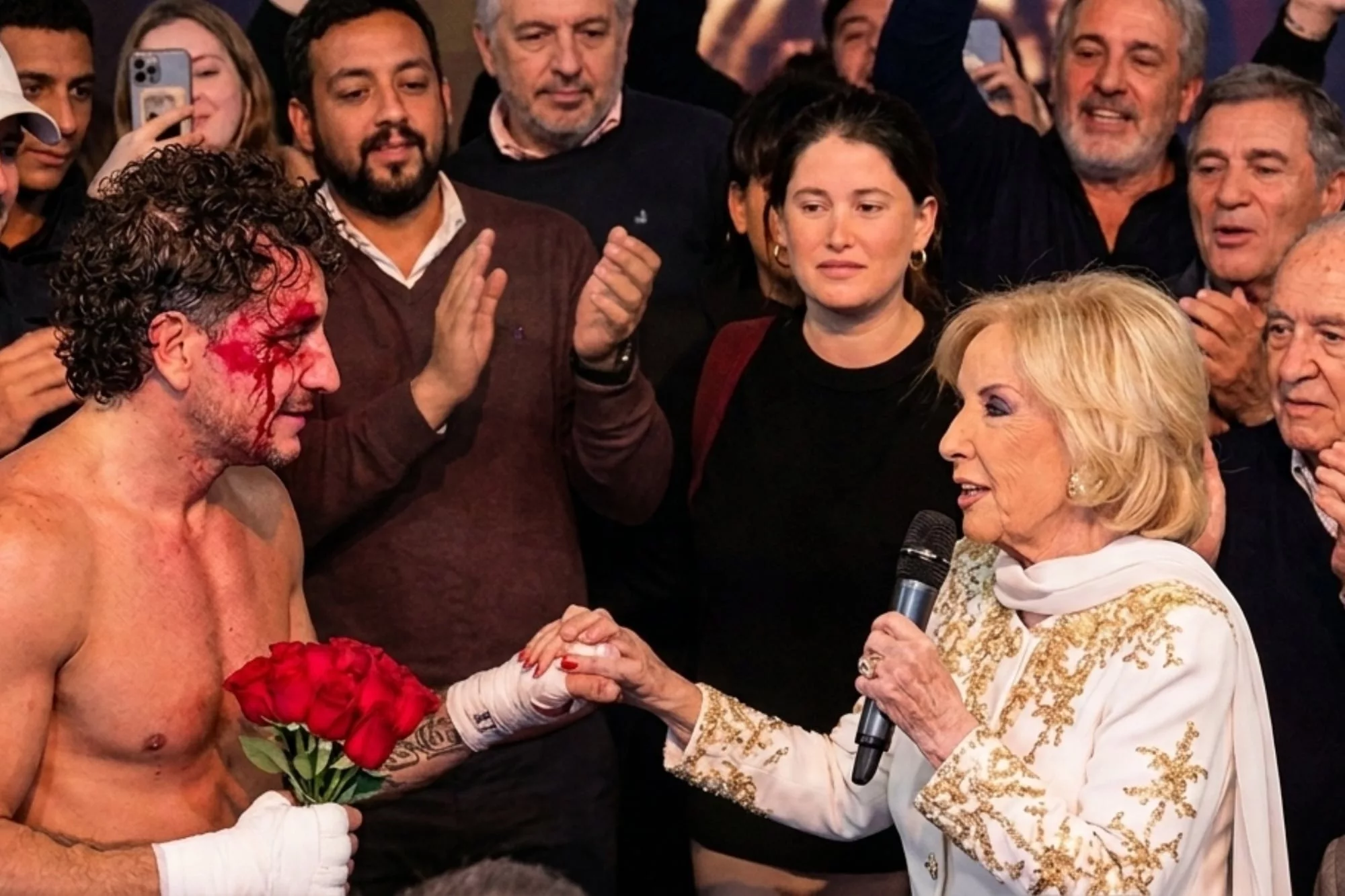 Mirtha Legrand fue a ver Rocky y llenó de elogios a Nico Vázquez (Foto: Captura Instagram/@rockyteatro)
