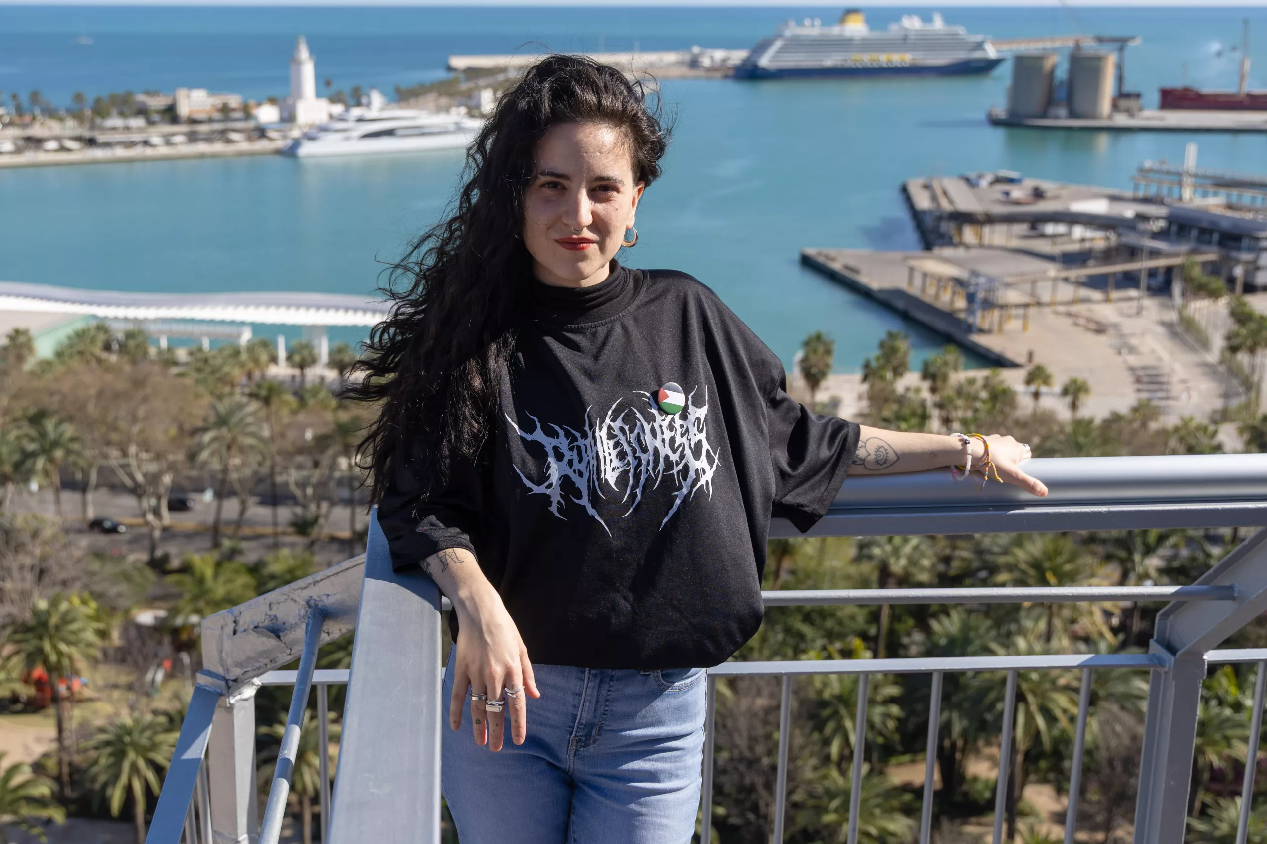 Júlia de Paz, directora de 'La buena hija', durante el festival de Málaga.