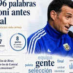 Las 2.096 palabras de Scaloni antes de la final: casi ocho gestos de cautela por cada certeza