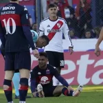 El Pity Martínez se lesionó ante River al minuto de juego