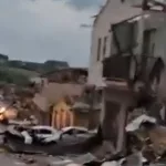 Violento temporal en Misiones: hay autos volcados, techos destrozados y caída de árboles por el doble ciclón tropical llegado de Brasil