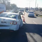 La insólita maniobra que causó un choque en la Panamericana durante los festejos por el triunfo de la Selección