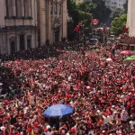 La locura en Río de Janeiro con la fiesta de Flamengo campeón