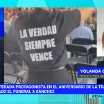 Esto no lo verás en ‘Tele-Pedro’: Una mujer estalla contra el «traidor» Sánchez en el funeral de la DANA
