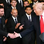 La inesperada reacción de Messi al ser felicitado por Donald Trump en la Casa Blanca