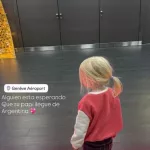 La tierna reacción de la hija de Maxi López al reencontrarse con su papá en un aeropuerto