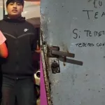 “Si te metés conmigo, te metés con Dios”, la sugestiva frase de “Pequeño J” en la puerta de la casa de su novia