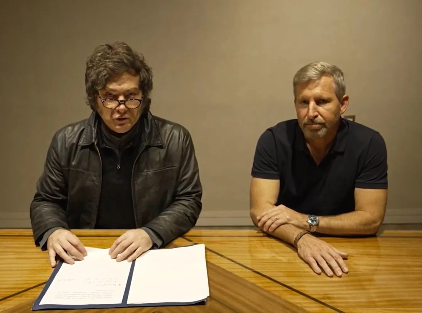El presidente Javier Milei junto a Rogelio Frigerio, gobernador de Entre Ríos