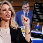 Cayetana atiza a TVE por un penoso rótulo que insulta a Moreno Bonilla: «Pseudomedio»