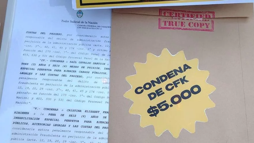 La condena a Cristina Fernández de Kirchner se vendió "como pan caliente".