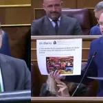 Tellado (PP) se marca una vacilada épica con el ministro Bolaños por salir en la foto del cumpleaños de Ábalos