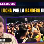 ¡Le roban una bandera de España y este catalán lucha por ella!