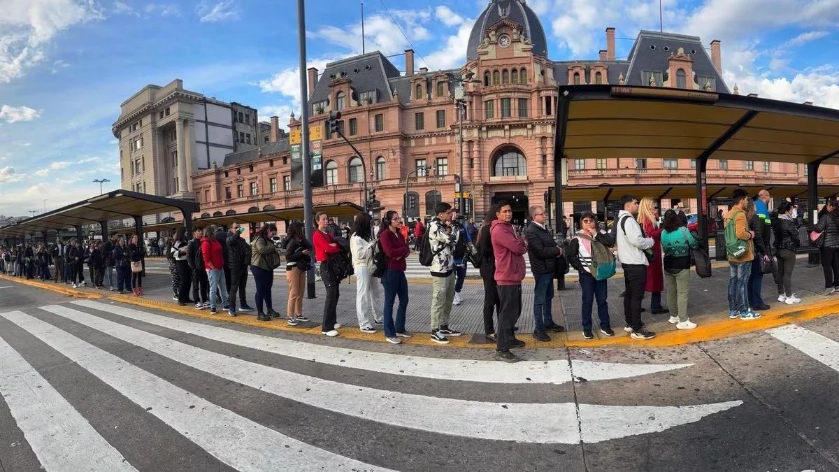 Un día de paro en el transporte.