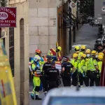 Cuatro desaparecidos al derrumbarse un edificio en obras del centro de Madrid