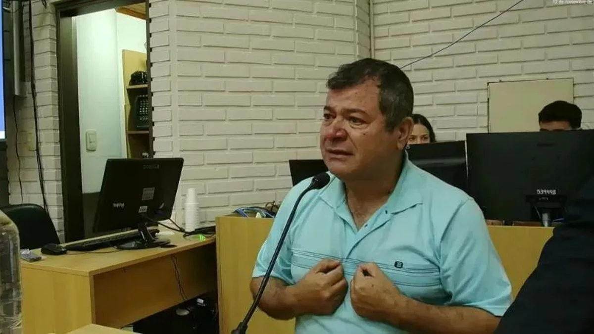 Emerenciano Sena, durante su declaración.